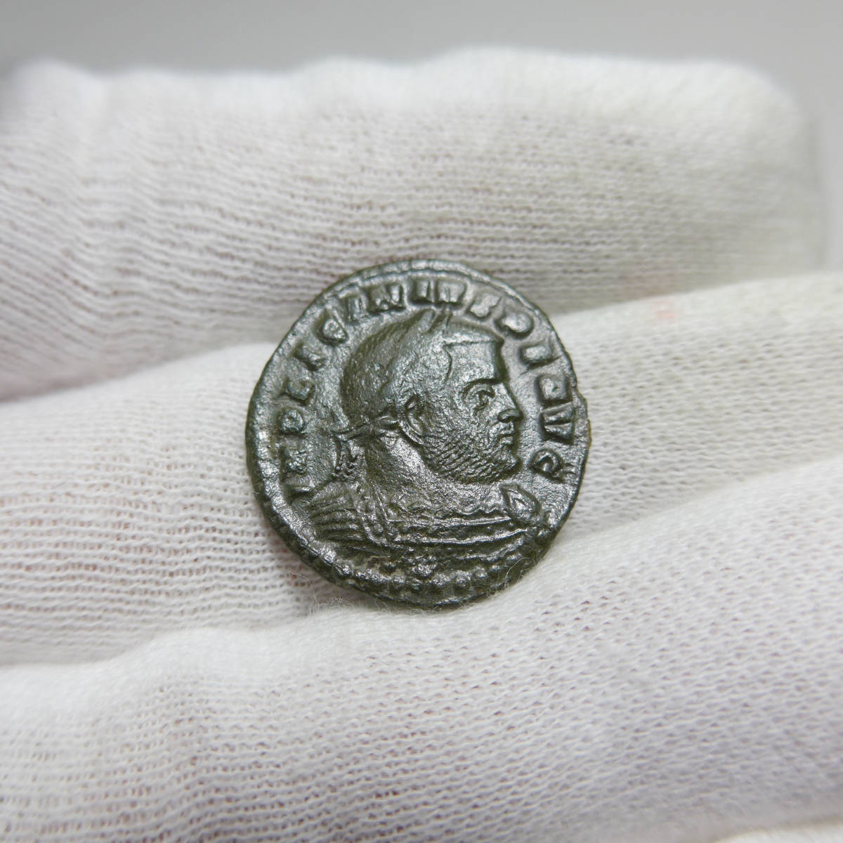 【古代ローマコイン】Licinius I（リキニウス）クリーニング済 ブロンズコイン 銅貨(gdSj_QuM2U)_画像3