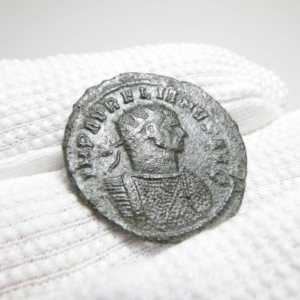 【古代ローマコイン】Aurelian（アウレリアヌス）クリーニング済 ブロンズコイン 銅貨(NBhga_zYEW)_画像5