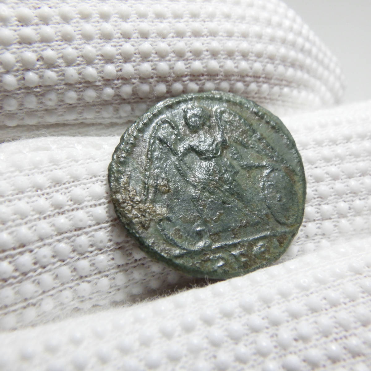 【古代ローマコイン】City Commem（コンスタンティノポリス記念）クリーニング済 ブロンズコイン 銅貨(pRUB9uWtn3)_画像7