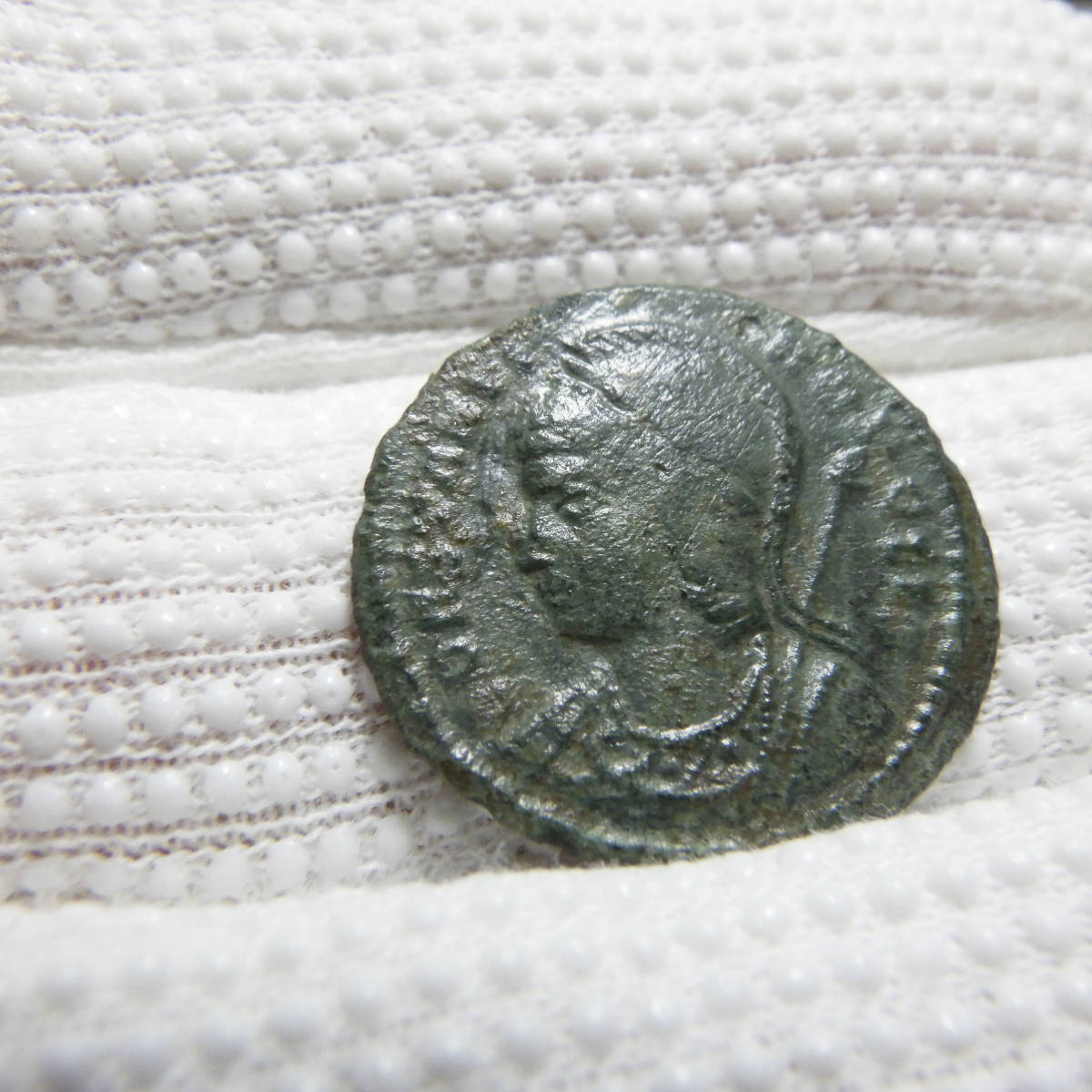 【古代ローマコイン】City Commem（コンスタンティノポリス記念）クリーニング済 ブロンズコイン 銅貨(pRUB9uWtn3)_画像4