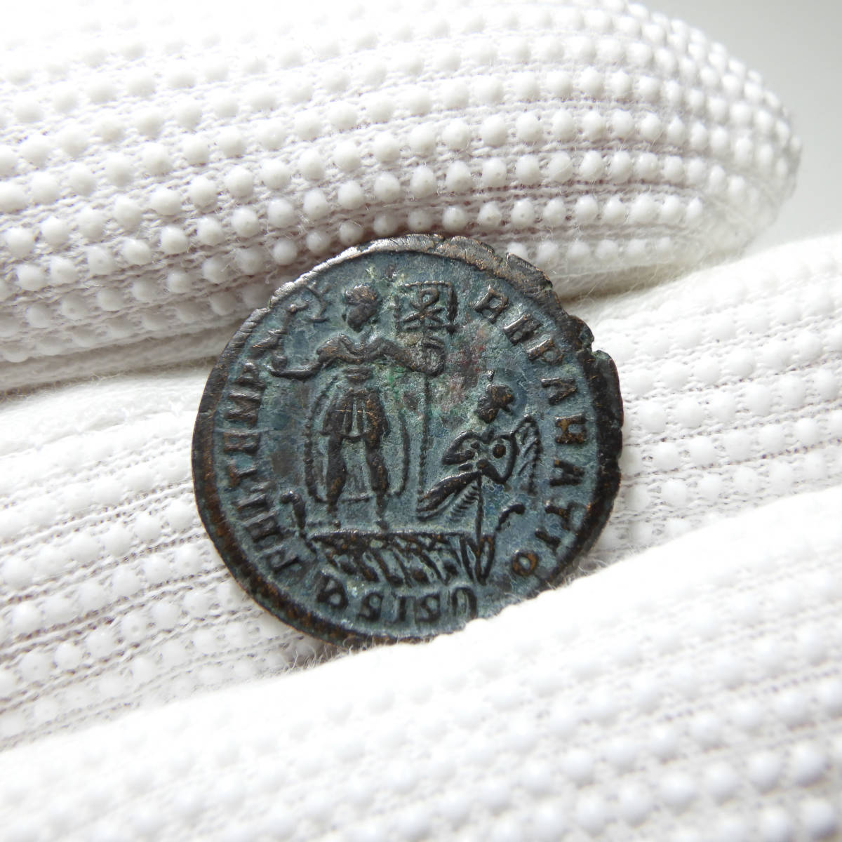 【古代ローマコイン】Constantius II（コンスタンティウス2世）クリーニング済ブロンズコイン 銅貨(we6XAwkuQt)_画像6