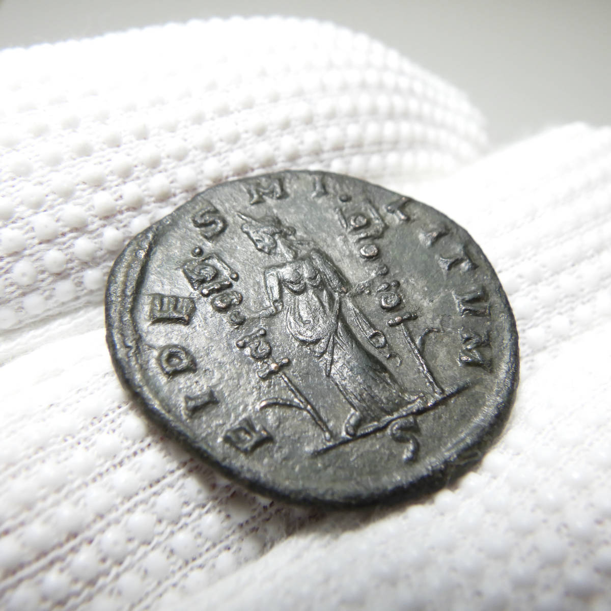 【古代ローマコイン】Tacitus（タキトゥス）クリーニング済 ブロンズコイン 銅貨(JiuuEPr_gg)_画像7