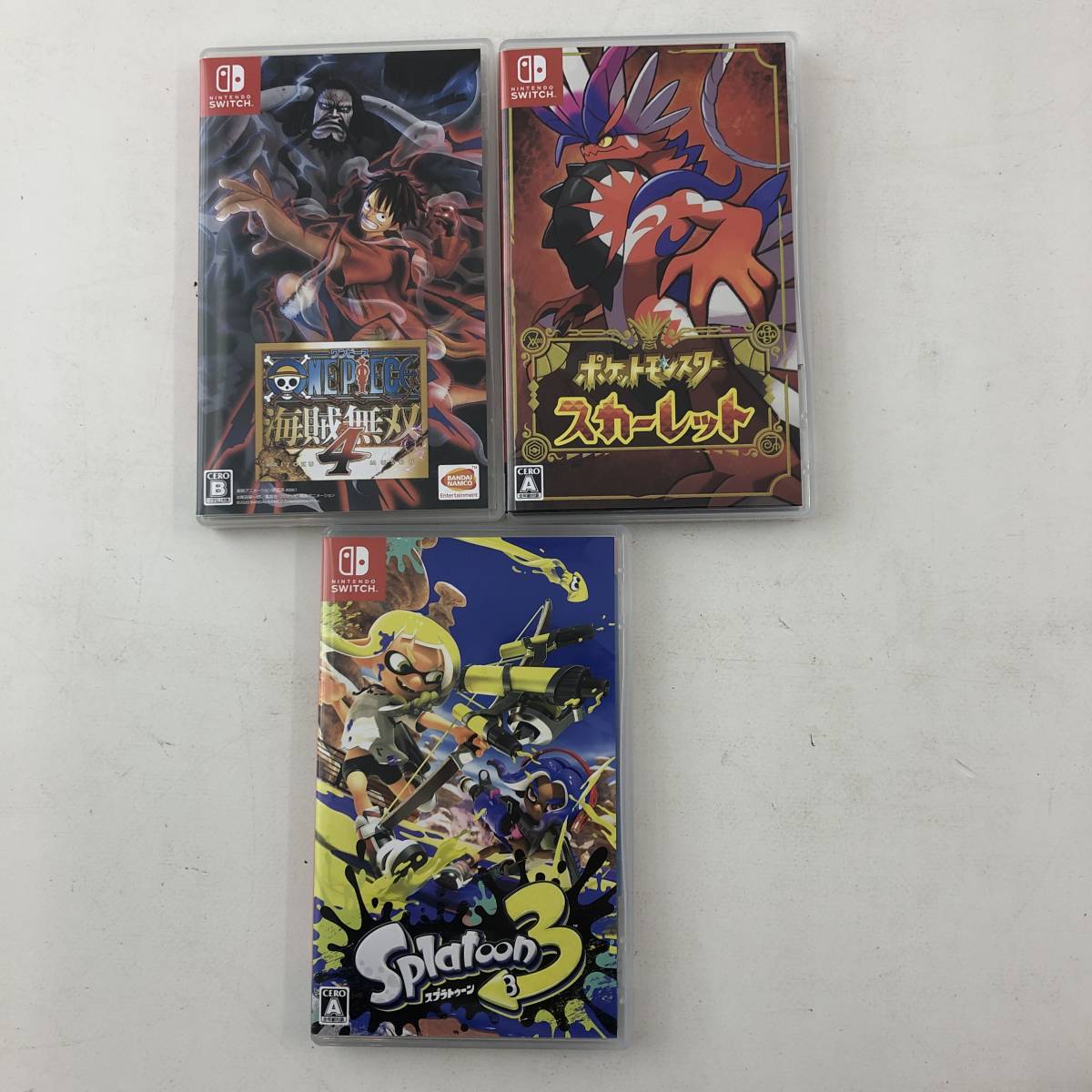 ヤフオク! - 【1円~】Nintendo Switch ソフト 3点セッ...