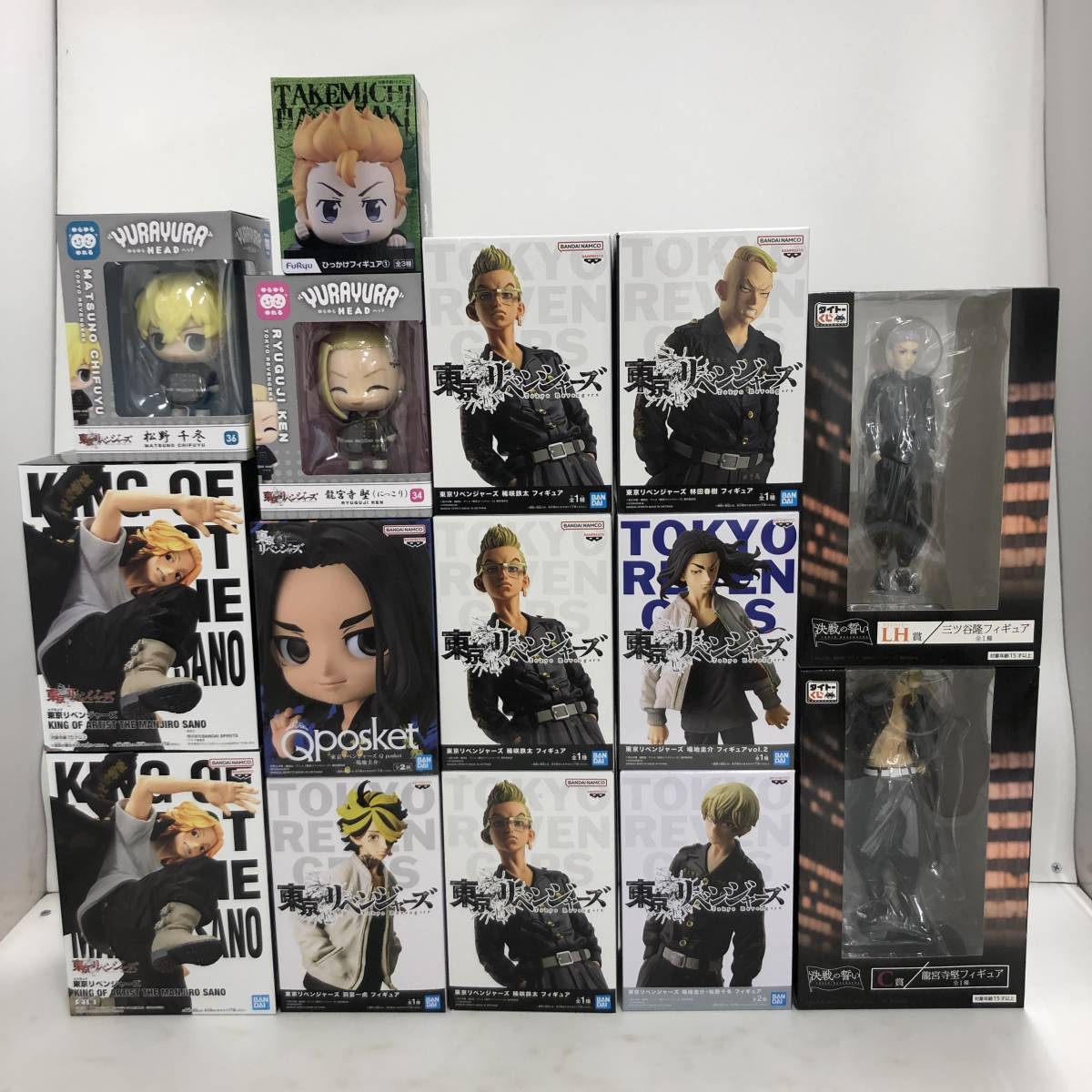 日本製 東京リベンジャーズ プライズフィギュア 15点セット まとめ売り