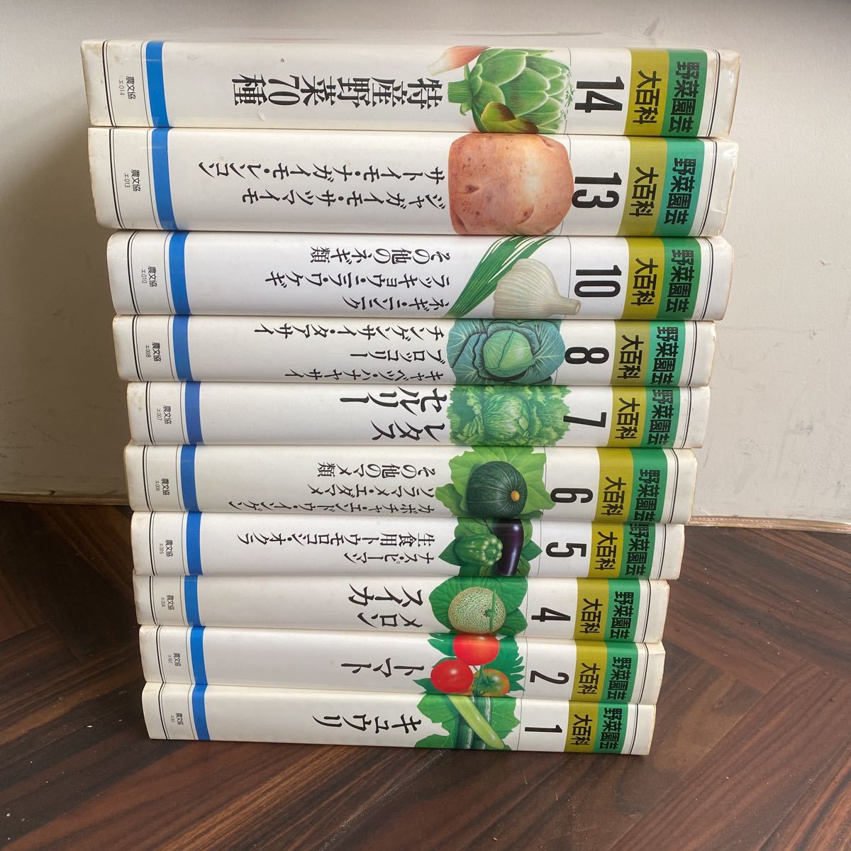 A73 vegetable gardening large various subjects 10 pcs. set agriculture writing . tomato cucumber melon jagaimo welsh onion etc. various together agriculture . agriculture 