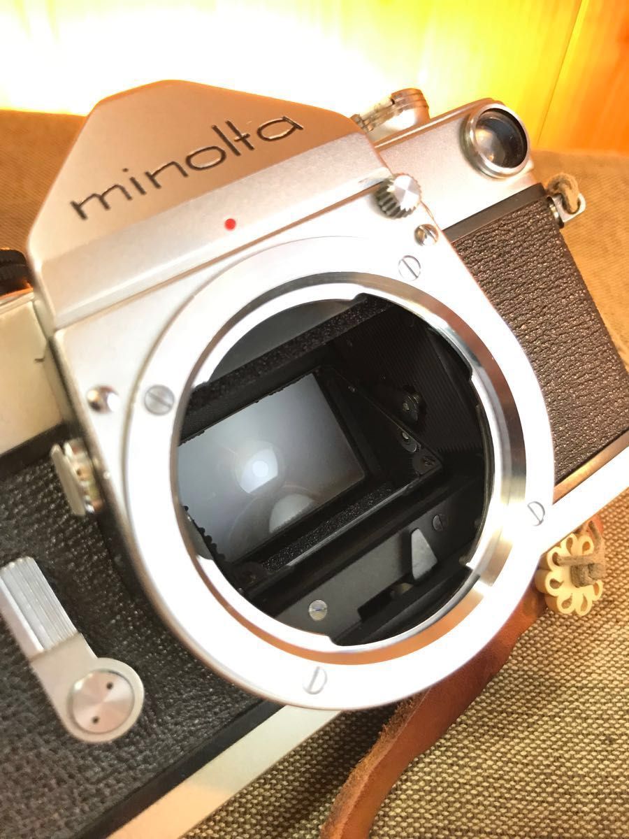 ☆フィルムカメラ入門☆minolta sr-7☆緑のロッコールレンズf1.4