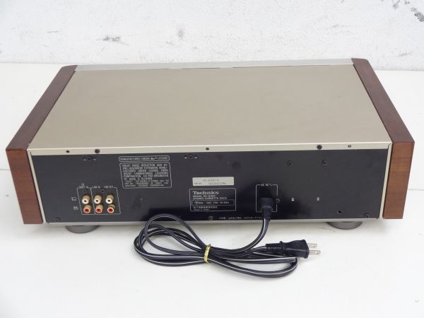 Q068-S3-11118 Technics テクニクス RS-B900 ステレオカセットデッキ 3ヘッド 通電確認済 現状品①_画像7