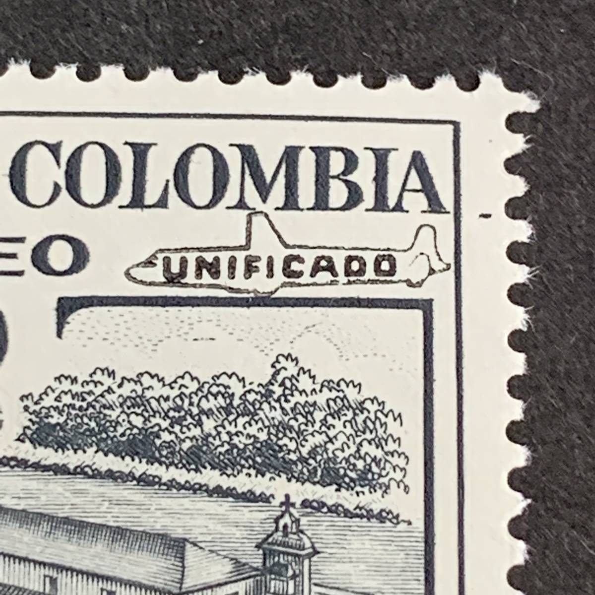 【ビバ！クラシコ】１９６０年★コロンビア★航空郵便切手・加刷      の画像2