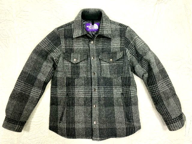 ★THE NORTH FACE PURPLE LABEL★Harris Tweed ノースフェイス パープルレーベル ハリスツイード ウール 光電子ダウンジャケット M/ND2372N_画像1