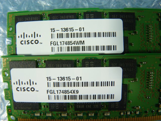 1NAN // 16GB 4 pieces set total 64GB DDR3-1600 PC3L-12800R Registered RDIMM 2Rx4 M393B2G70DB0-YK0 UCS-MR-1X162RY-A// Cisco UCS C220 M3 taking out 