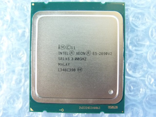 1NDN // Intel Xeon E5-2690 V2 3GHz SR1A5 Ivy Bridge-EP M1 Socket2011(LGA) MALAY // HP ProLiant DL360p Gen8 取外_画像1
