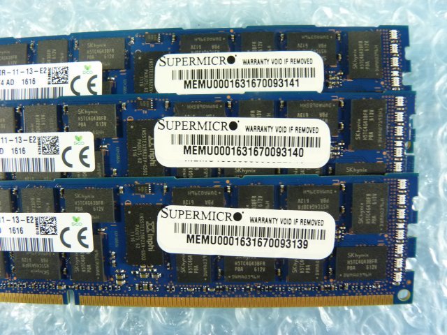 本物保証】 12枚セット 16GB // 1NEM 計192GB 取外 CSE-216 Supermicro