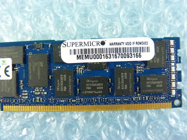 1NEP // 16GB DDR3-1600 PC3L-12800R Registered RDIMM 2Rx4 HMT42GR7BFR4A-PB SKhynix // Supermicro CSE-216 取外_画像3