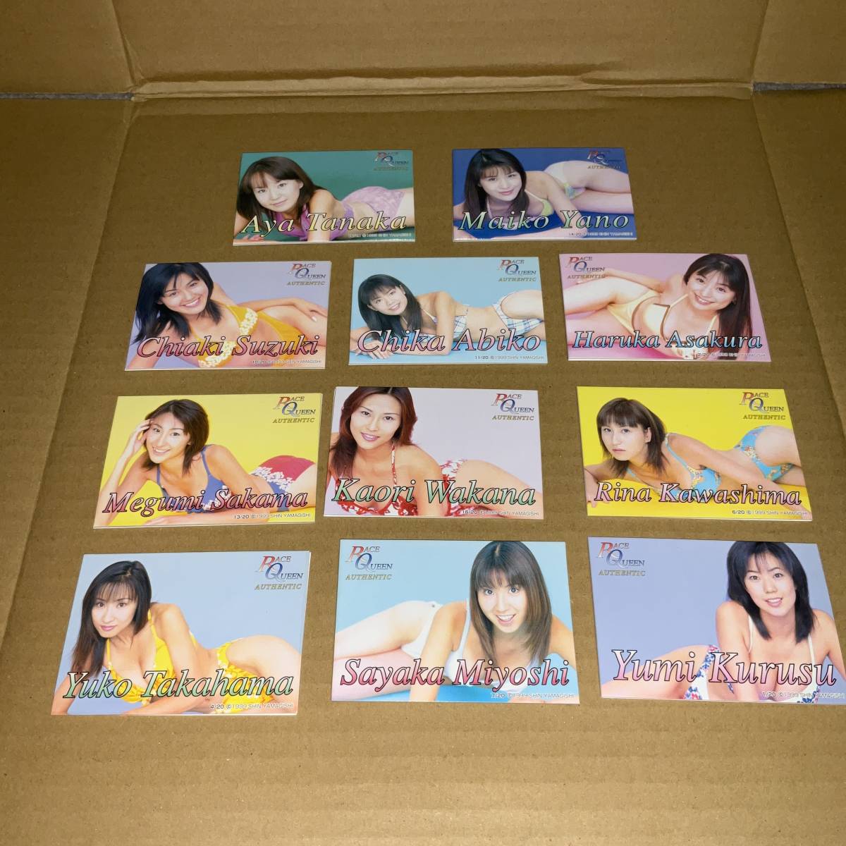超特価激安 【中古】トレーディングカード「レースクイーン 山岸伸 限定品 トレカ 美品 コスチュームカード」11枚セット 1999 その他