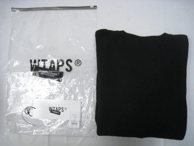 当社の WTAPS ダブルタップス UNDERCOVER アンダーカバー 212ATUCD-CSM01S UC1B9801 表起毛スウェット 長袖 黒 ブラック サイズX04 長袖Tシャツ 当社の WTAPS ダブルタップス UNDERCOVER アンダーカバー 212ATUCD-CSM01S UC1B9801 表起毛スウェット 長袖 黒 ブラック サイズX04 長袖Tシャツ