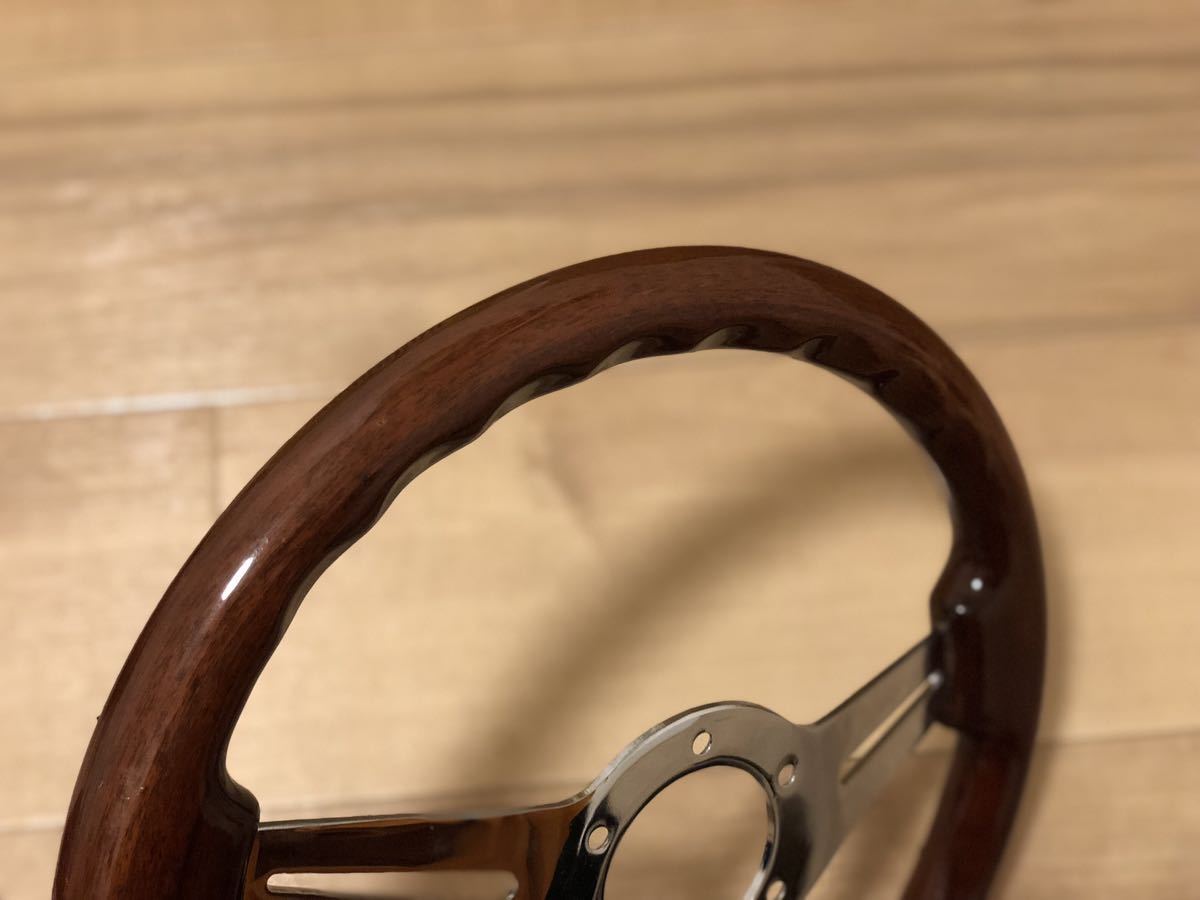  that time thing WD? small diameter wooden steering wheel steering wheel 31.5 pie old car oba Nardi MOMO over handle 