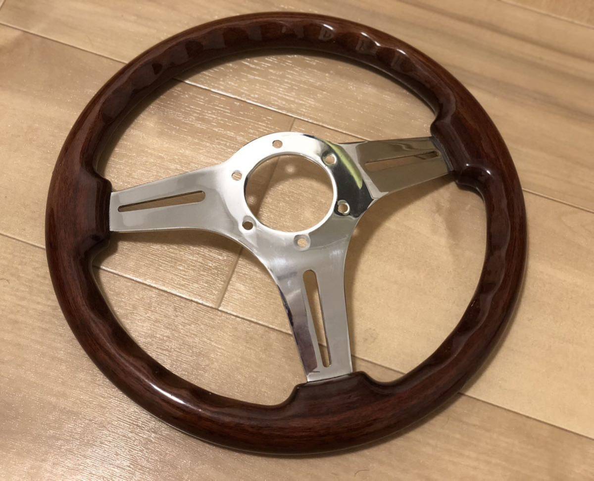  that time thing WD? small diameter wooden steering wheel steering wheel 31.5 pie old car oba Nardi MOMO over handle 