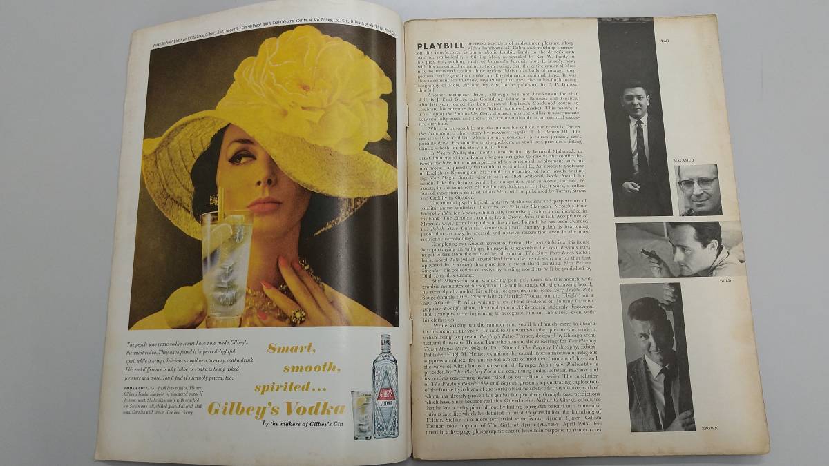 【稀少】洋雑誌 PLAYBOY 1963年8月号 1960年代文化資料の画像3