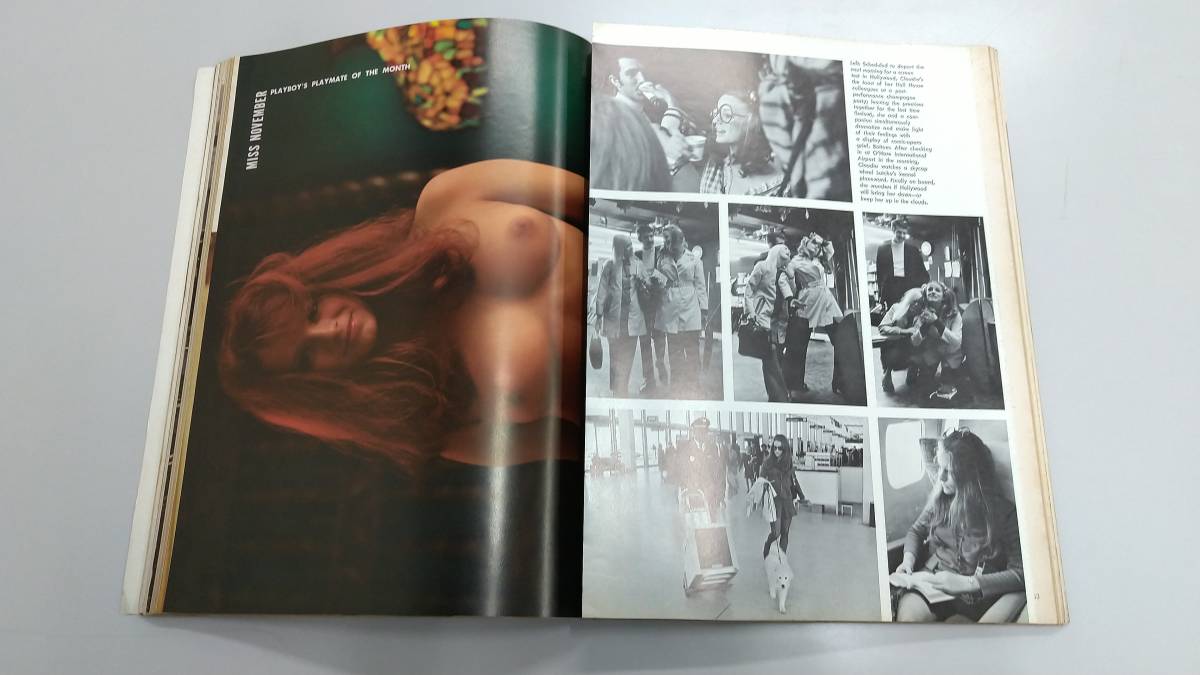 洋雑誌 PLAYBOY 1969年11月号 1960年代文化資料の画像2