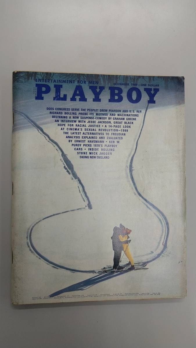 洋雑誌 PLAYBOY 1969年11月号 1960年代文化資料の画像1