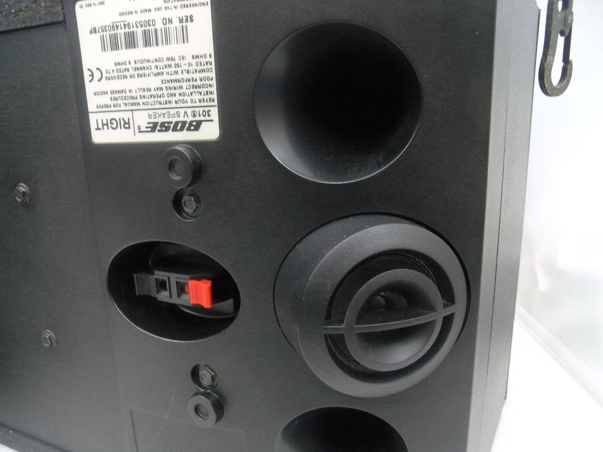 BOSE/ボーズ 301V スピーカー ペア シリアル同番+ 純正 天吊り