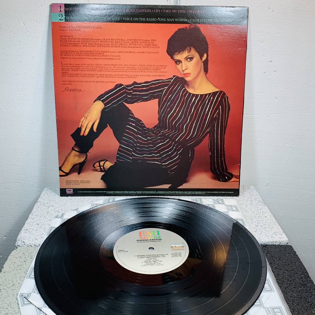 record　レコード　シーナ・イーストン　Sheena Easton　モダン・ガール　洋楽　1円スタート_画像2