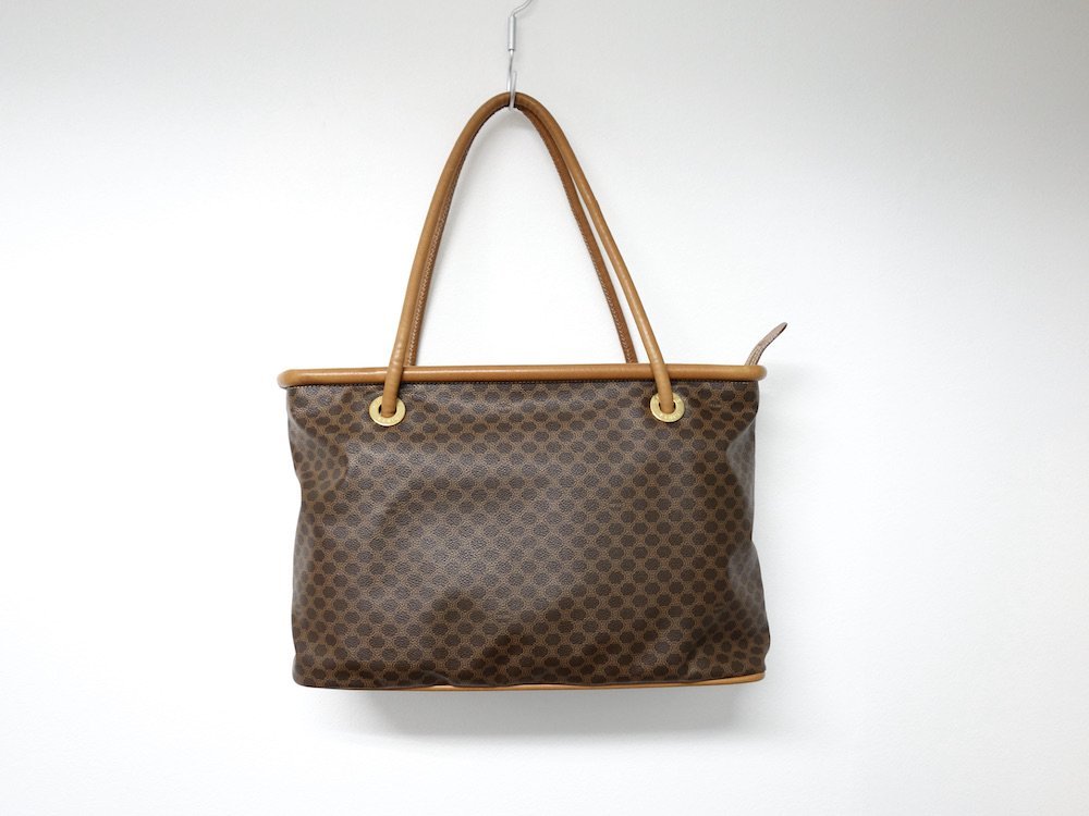 正式的 セリーヌ マカダム柄 大判 トートバッグ CELINE 18653807