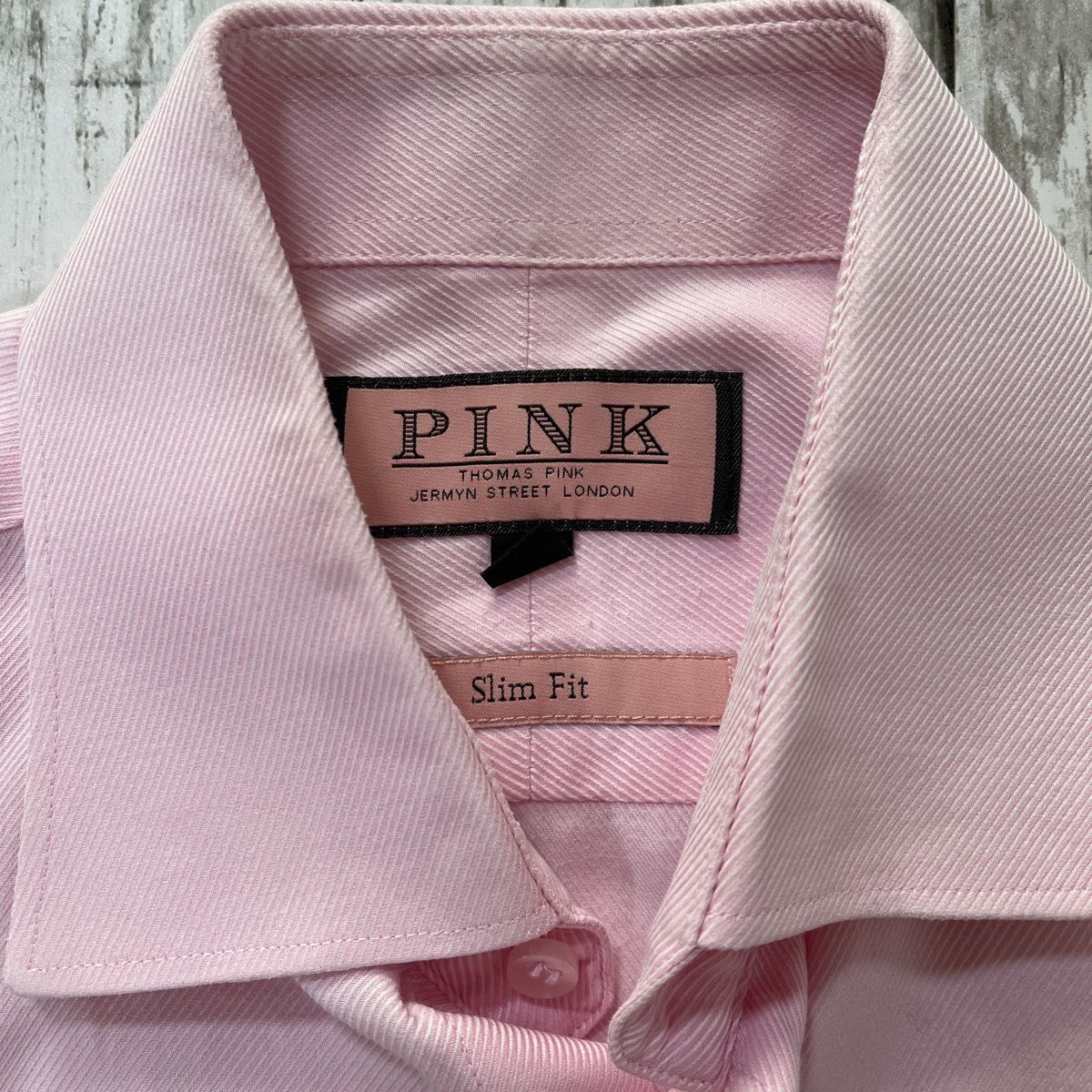 THOMAS PINk トーマスピンク　メンズ　シャツ　ワイシャツ　ピンク
