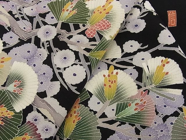 Yahoo!オークション - 着物屋こころ□本加賀友禅作家 村下信吉 黒留袖