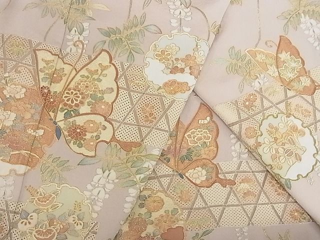 着物屋こころ 訪問着 総刺繍 中国三大刺繍 スワトウ刺繍 汕頭刺繍 雪輪