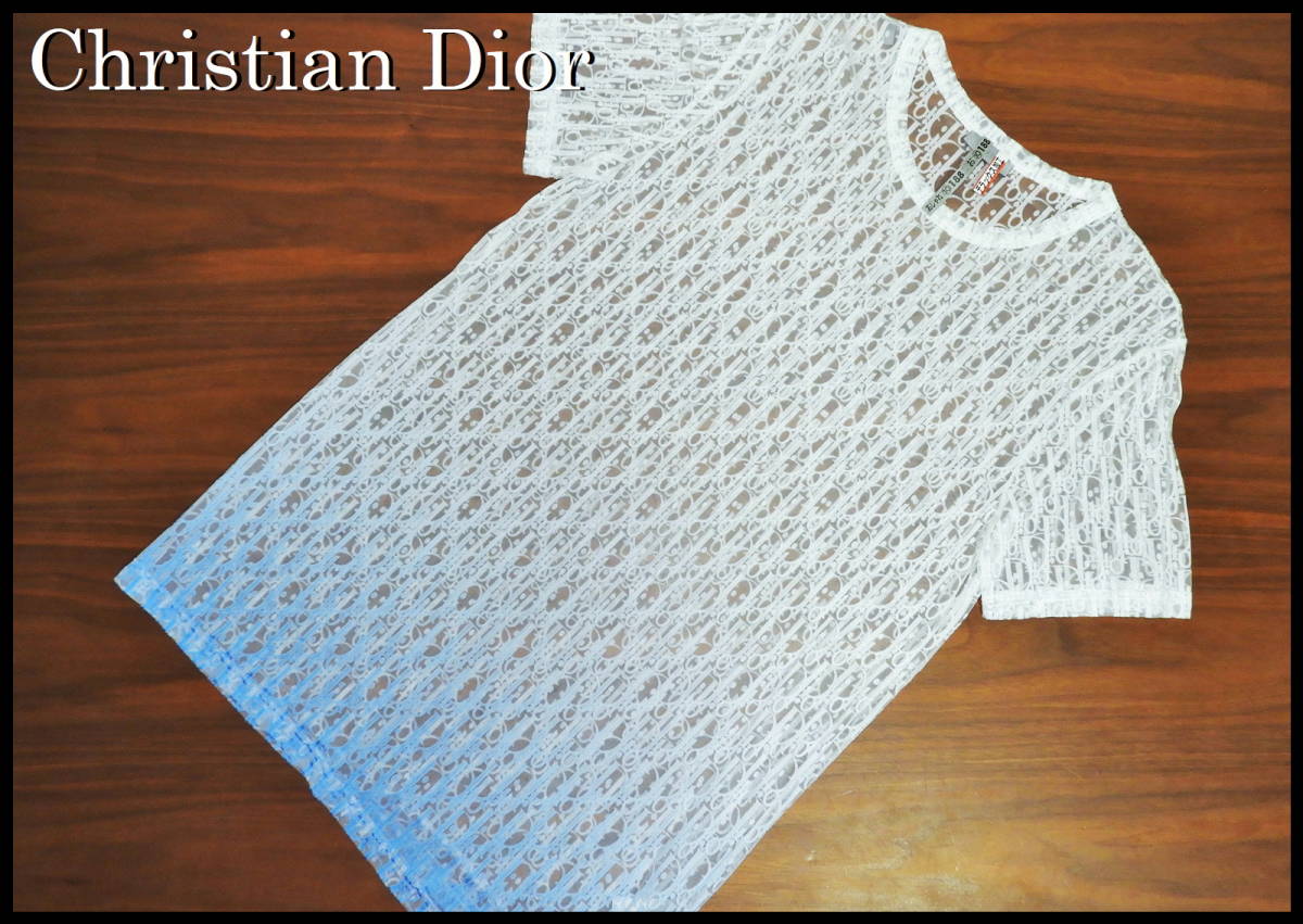 使い勝手の良い】 Christsian 国内正規品 Dior 美品 青 白