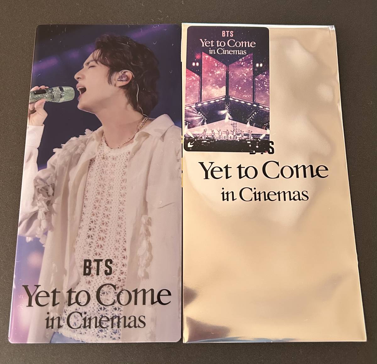 BTS Yet to Come ムビチケ 特典 チケットホルダー JIN ジン(映画関連