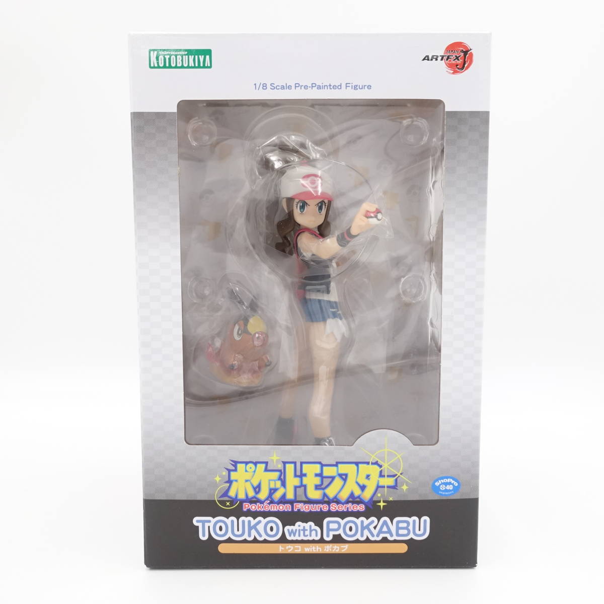 未開封/ポケットモンスター トウコ with ポカブ1/8スケール PVC製 塗装