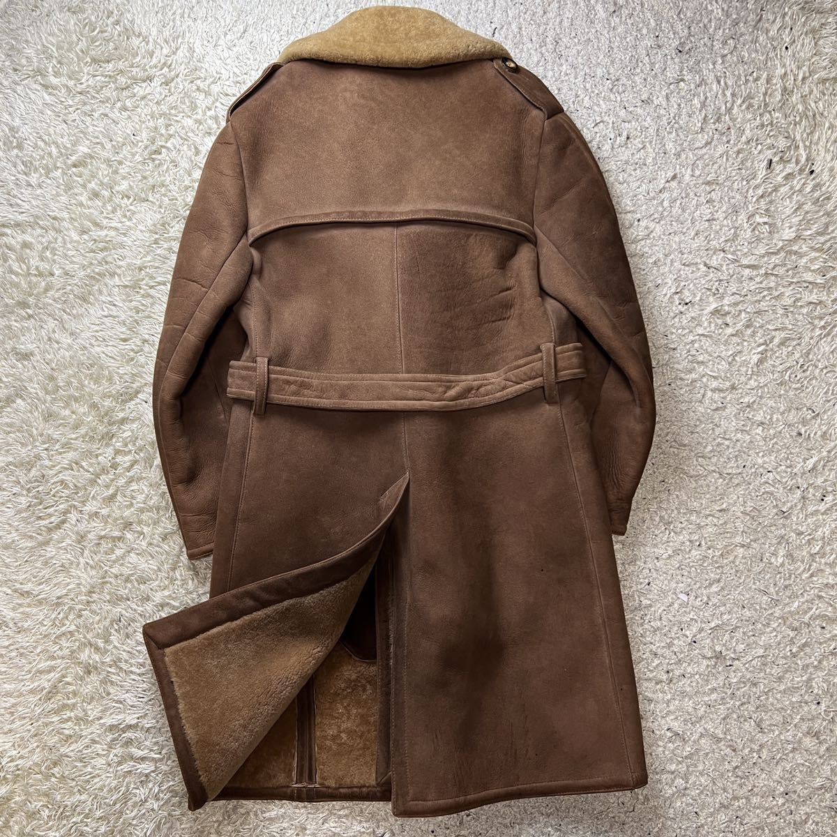 雅虎代拍 -- 美品 幻のリアルムートン Lサイズ!☆バーバリー BURBERRY