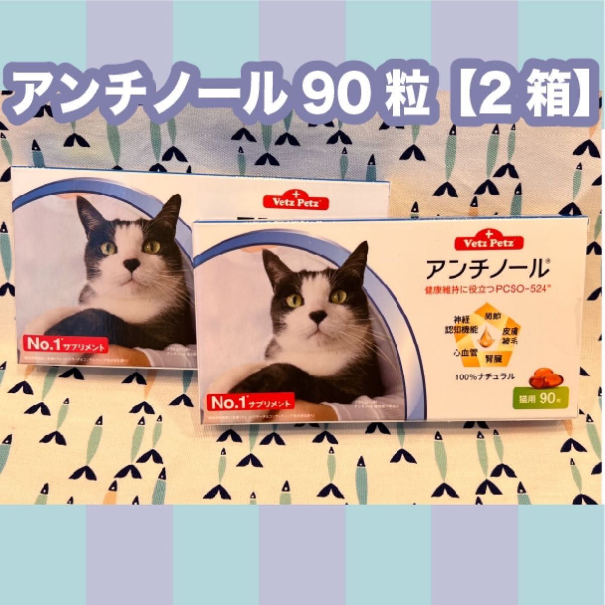 アンチノール 猫用 90粒 2箱｜PayPayフリマ