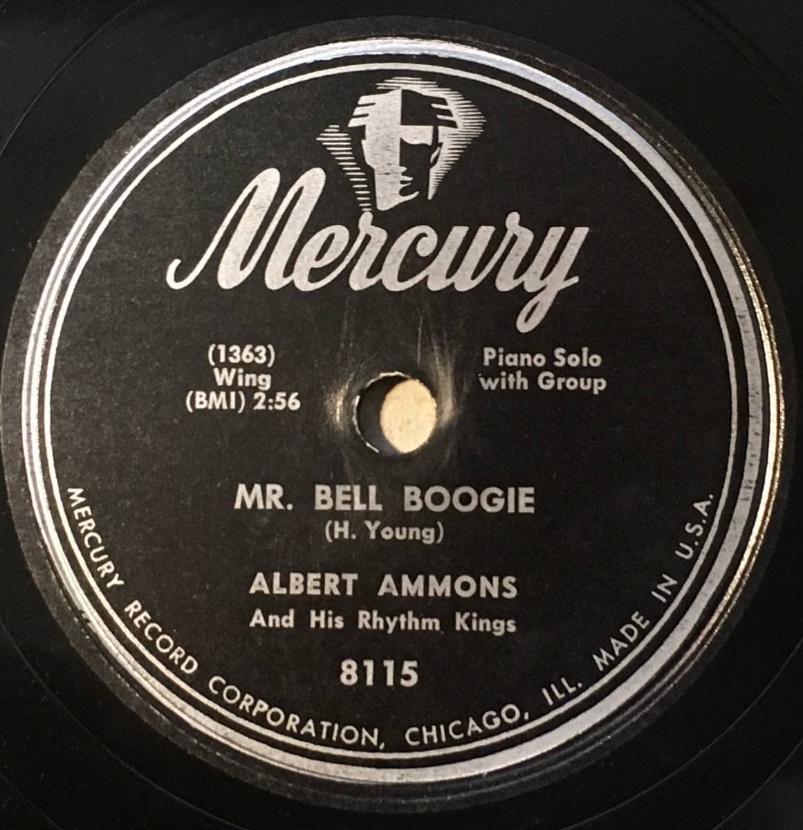 ALBERT AMMONS AND HIS RHYTHM KINGS MERCURY Lady Be Good/ Mr. Bell Boogie _画像3