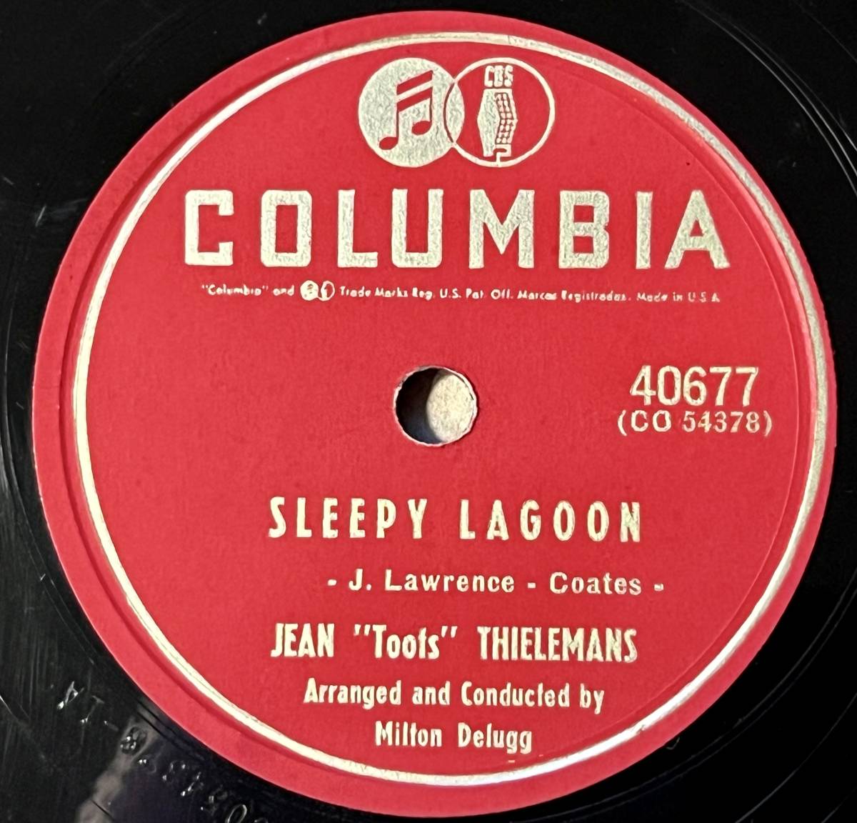 【最安値挑戦】 TOOTS ジャズ THIELEMANS Hearts of Jack Lagoon/ Sleepy COLUMBIA ジャズ