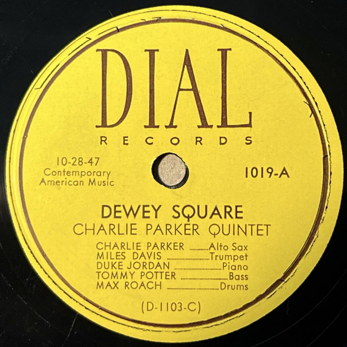 ジャズ CHARLIE PARKER DIAL Dewey Square TAKE;C/ (Earl Coleman) This Is Always TAKE;C
