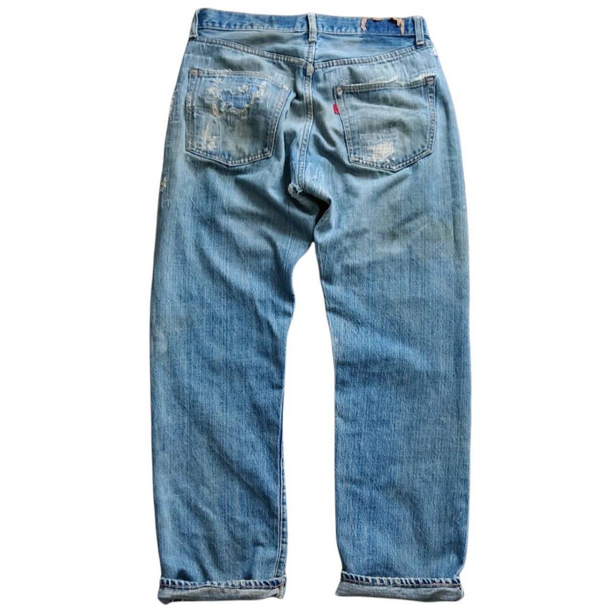 超希少 Levi's 501 66前期 赤耳 リペア リーバイス ビンテージ