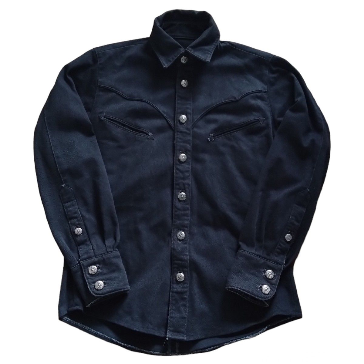 超希少 CHROME HEARTS フレアニー デニムウエスタンシャツ 超希少 CHROME HEARTS フレアニー デニムウエスタンシャツ