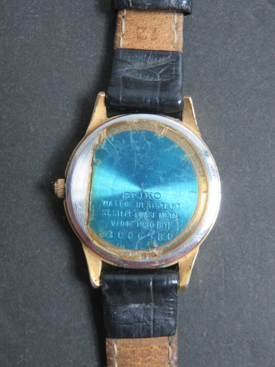 セイコー SEIKO クォーツ 3針 V701-1930 女性用 レディース 腕時計 T892 稼働品_画像5