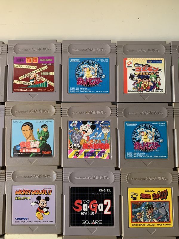 1E97 任天堂 Nintendo ニンテンドー ゲームボーイ ソフト カセット 大量 まとめて ジャンク 58本 GAMEBOY ゲーム ポケモン ボンバーマンの画像2