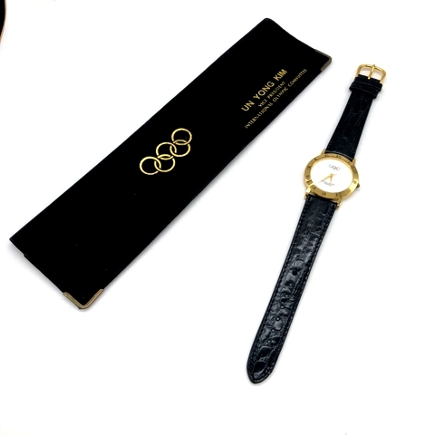 【貴重・レア】I.O.C 国際オリンピック委員会 シチウス アルティウス フォルティウス 腕時計/ケース付属の画像1
