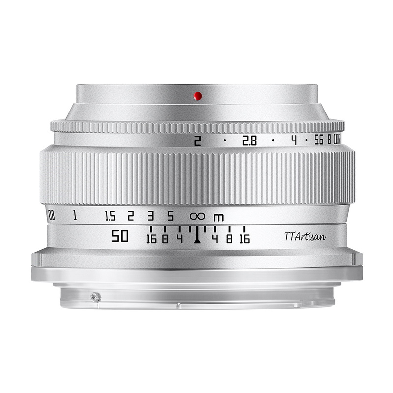 銘匠光学 TTArtisan 50mm f/2 ニコンＺマウント シルバー 単焦点レンズ フルサイズ対応 Nikon Z
