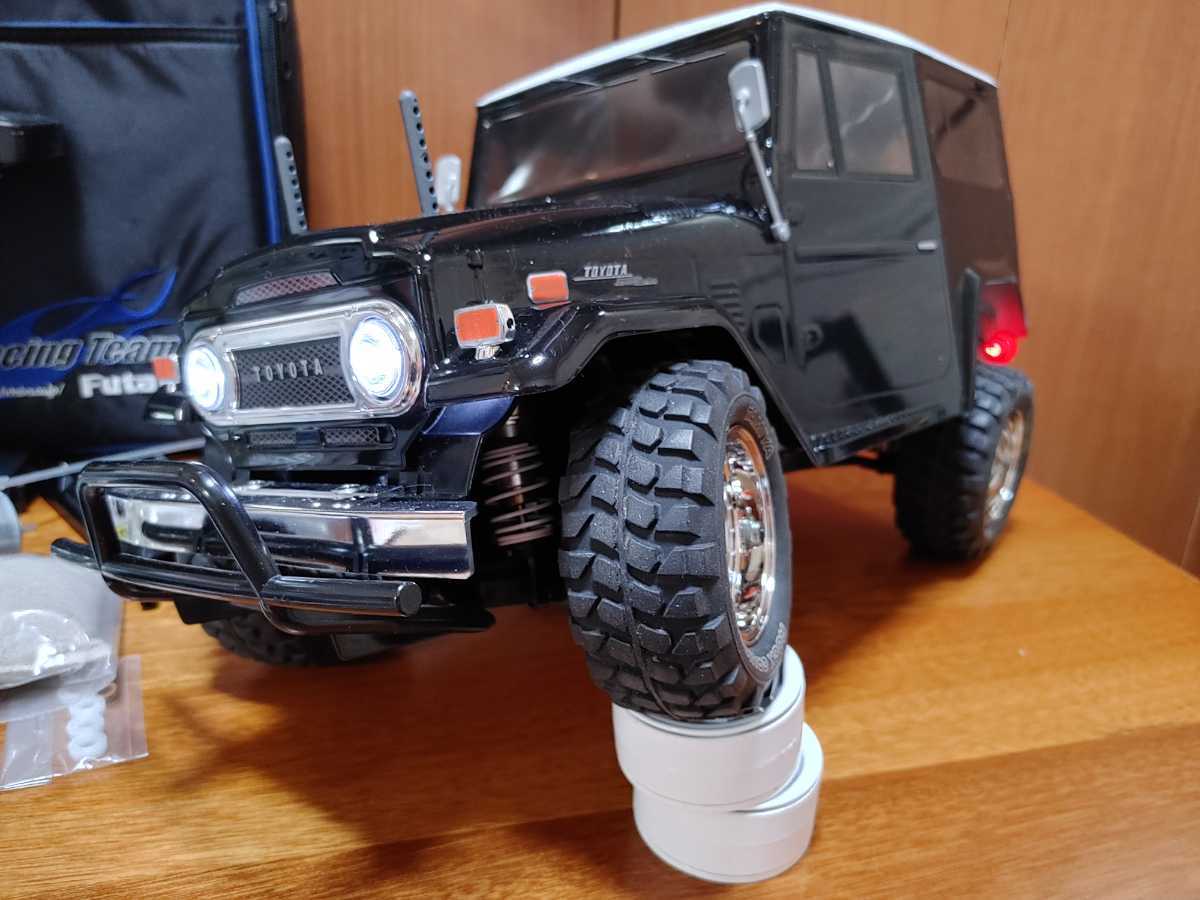 人気ブランド タミヤ 1 10RC トヨタ ランドクルーザー 40 ブラック