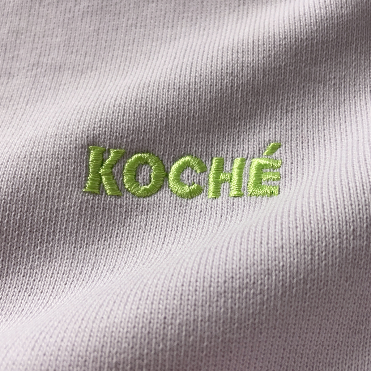 KOCHE コシェ 22SS オーバーサイズ プルオーバー パーカー ピンク 紫 ラベンダー パープル サイドライン 綿 ストリート M / XXL , 2XL , 3L