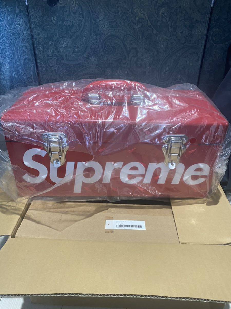 新品 Supreme Diamond Plate Tool Box Red シュプリーム ダイアモンド