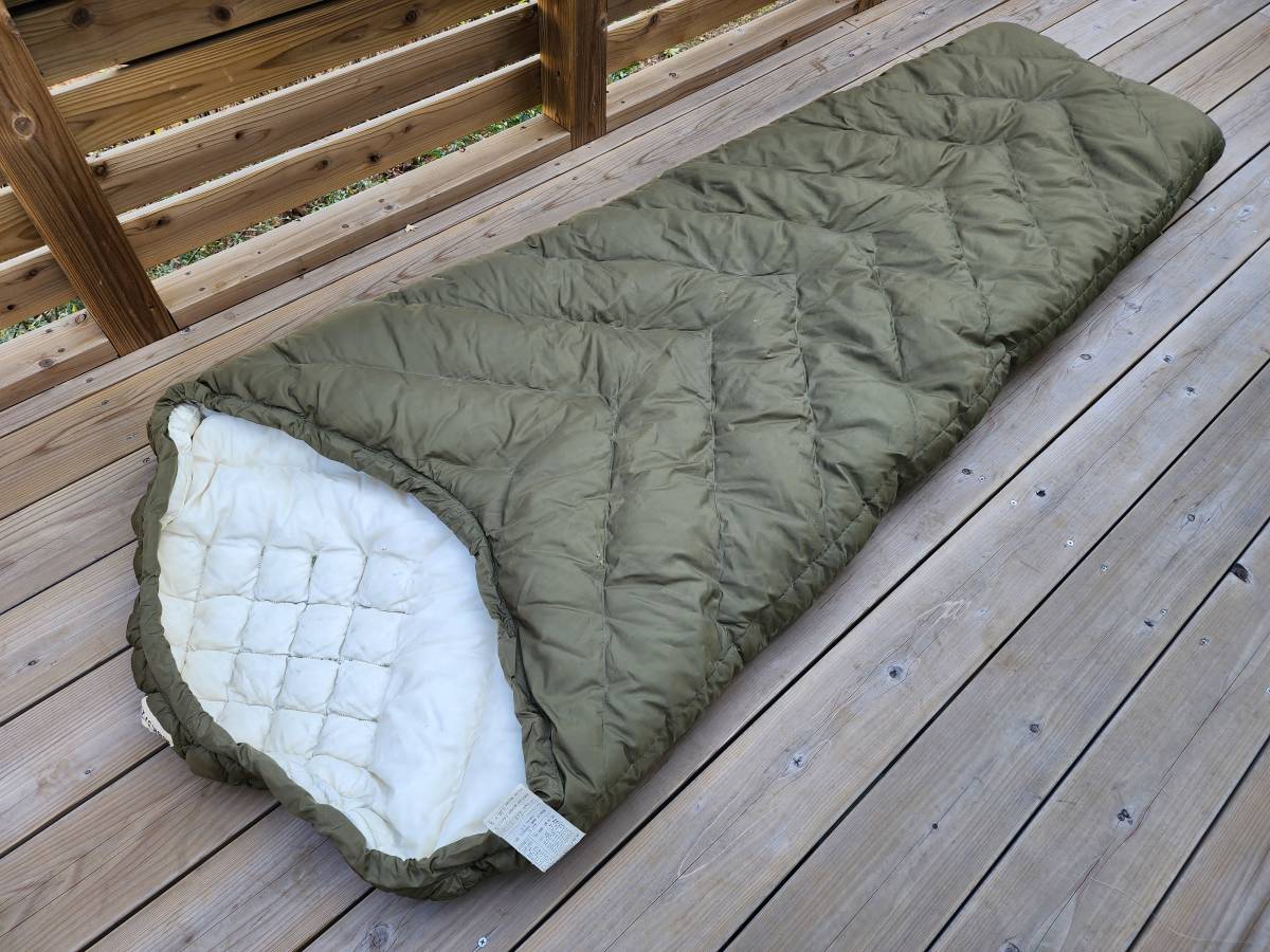 希少 米軍 SLEEPING BAG MC-1 エアクルーサバイバルスリーピングバッグ 軽量 ダウン寝袋シュラフ アメリカ_ハイランダー_画像1