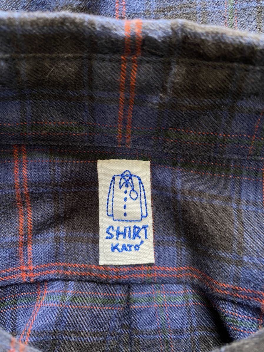 KATO` カトー チェックシャツ サイズS_画像5