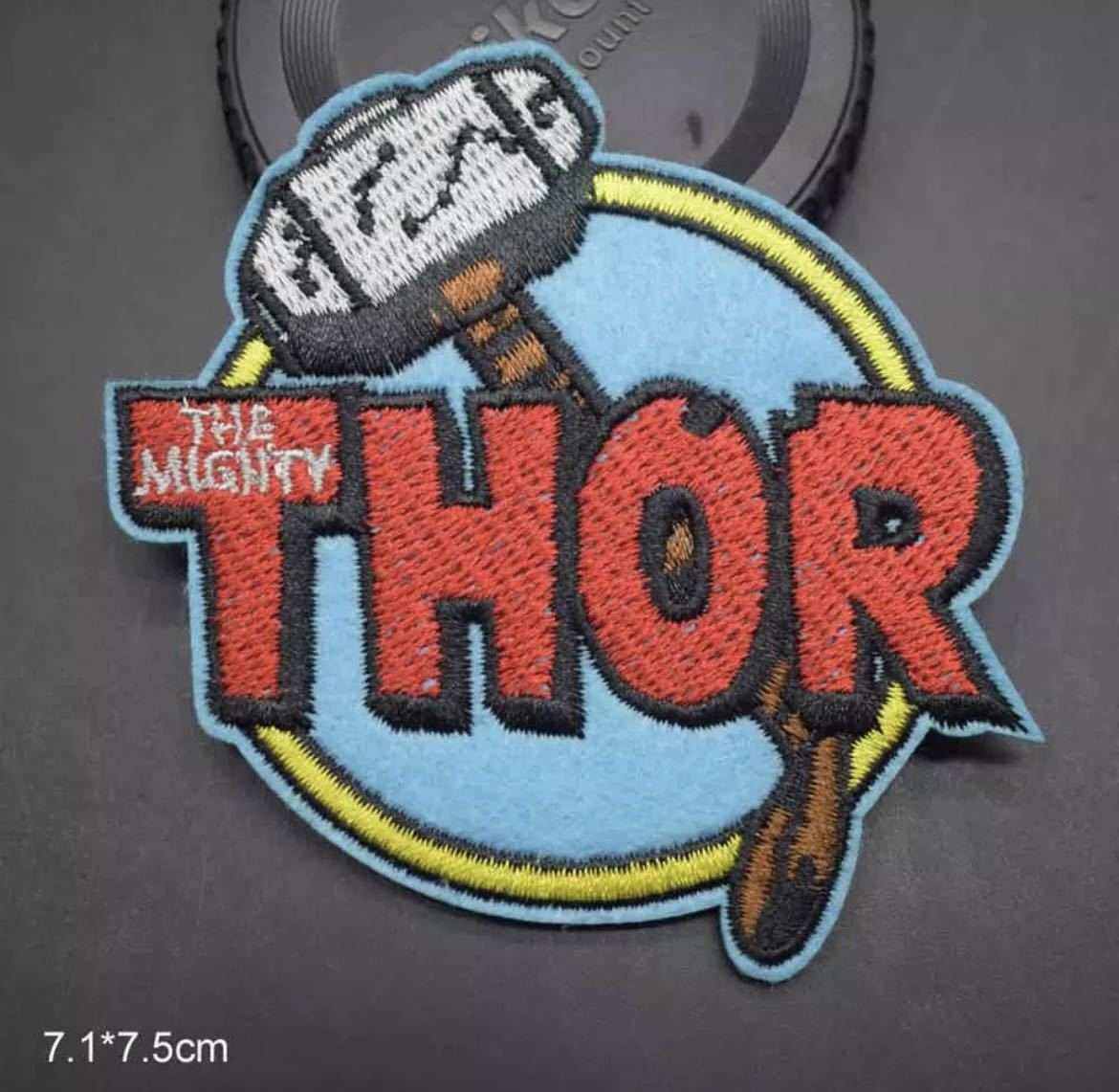 THORワッペン THE MIGHTYワッペン ハンマーワッペン アイロンワッペン 刺繍ワッペン アイロンパッチ